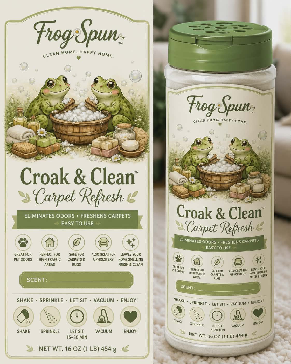 Croak & Clean Carpet Refresh